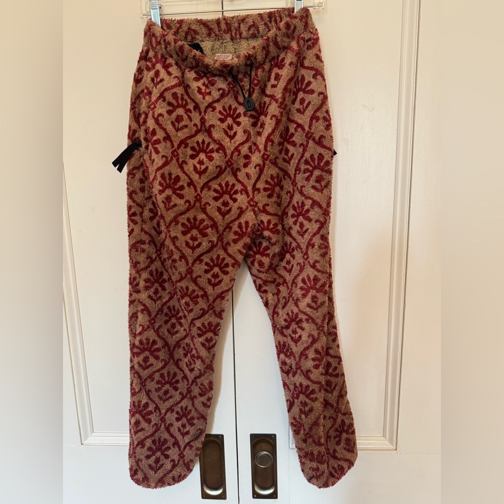 Kapital Damask fleece easy pant - sz JP 1 - NWT